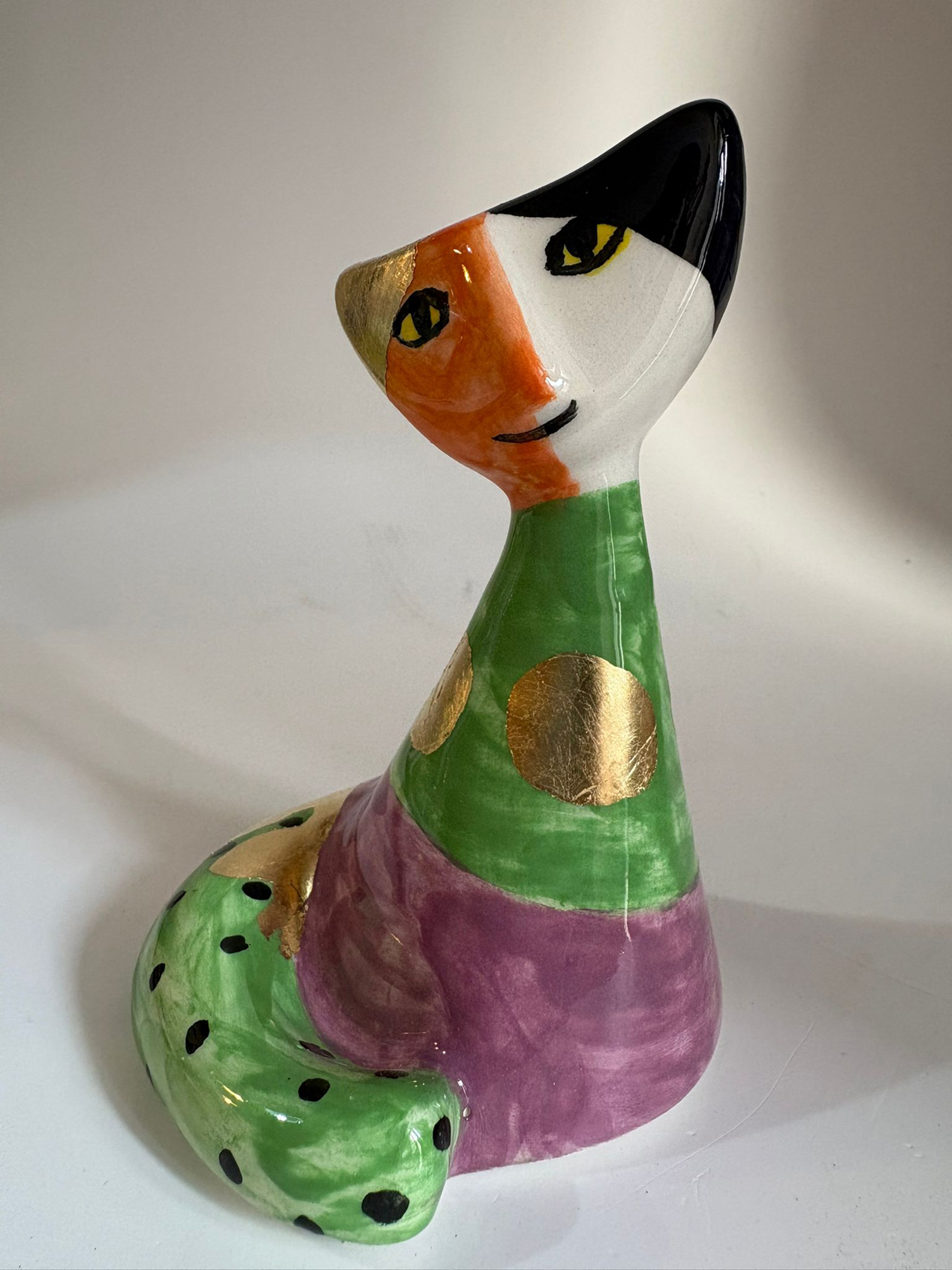 Battista Rea, gatto verde e viola