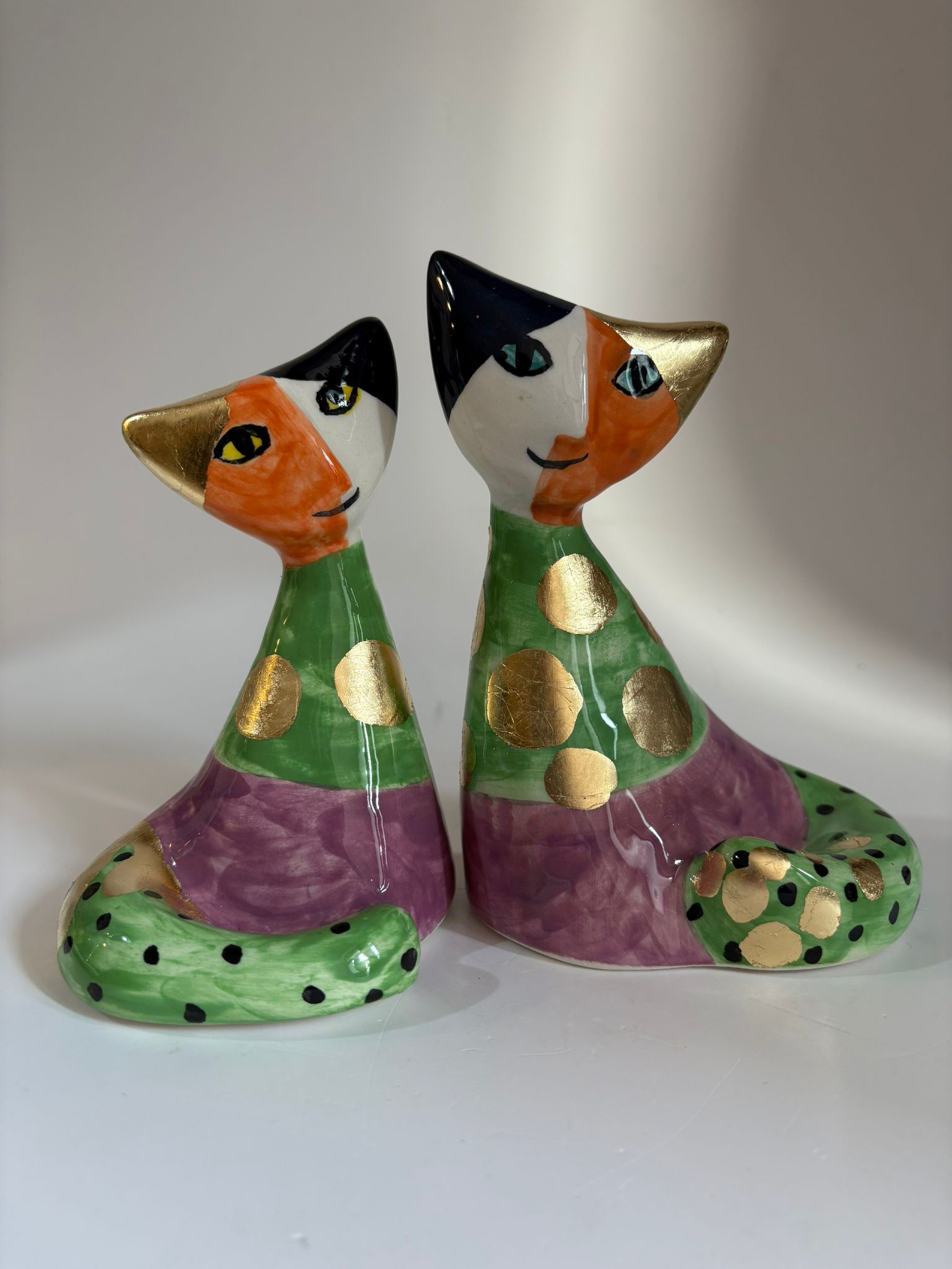 Battista Rea, gatto verde e viola